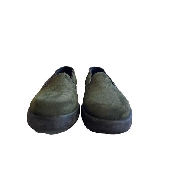 Coach Made in Italy Green Suede Loafers. - Picture 1 of 10